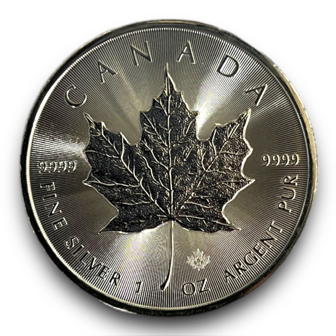 【保証書付】2023年発行 カナダ メイプルリーフ 5ドル 1オンス 銀貨