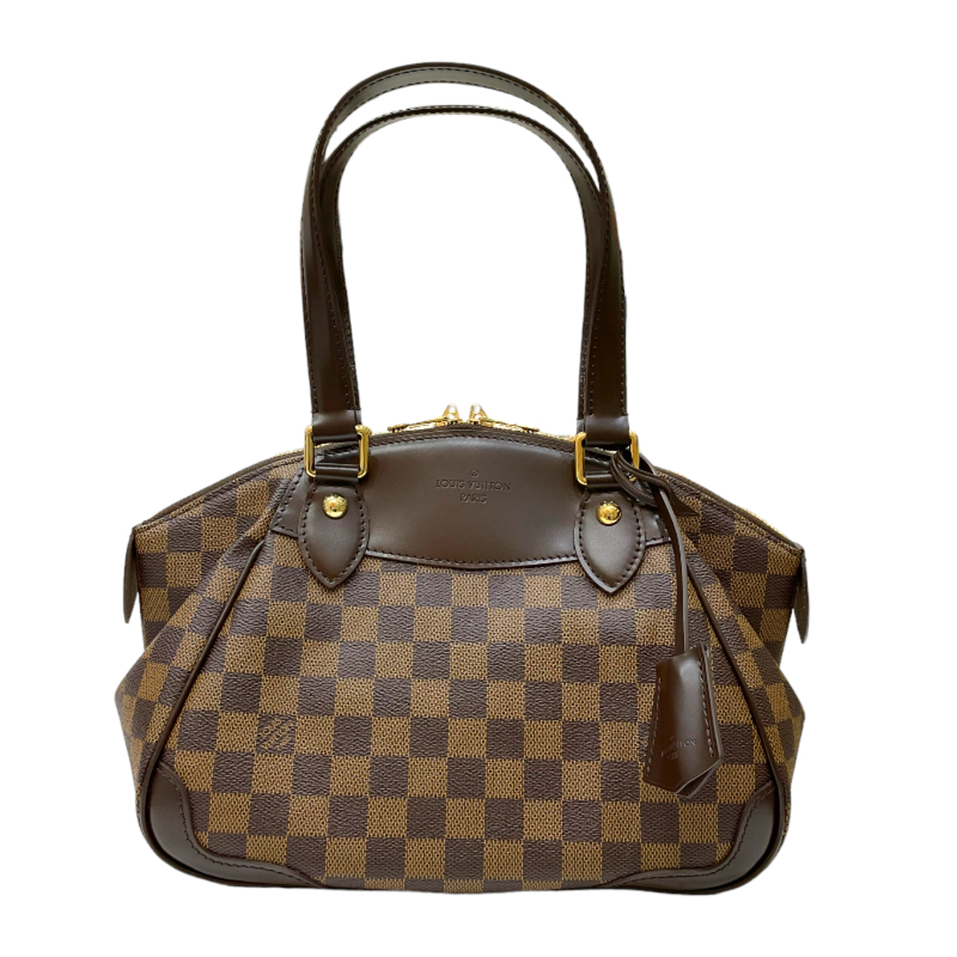 ルイ・ヴィトン LOUIS VUITTON ヴェローナPM N41117 エベヌ ダミエ・キャンバス/レザー レディース ハンドバッグ