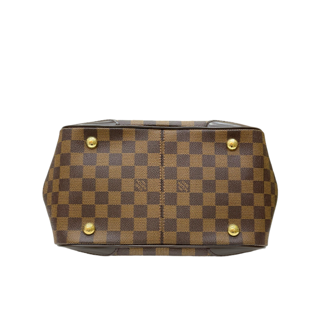 ルイ・ヴィトン LOUIS VUITTON ヴェローナPM N41117 エベヌ ダミエ・キャンバス/レザー レディース ハンドバッグ