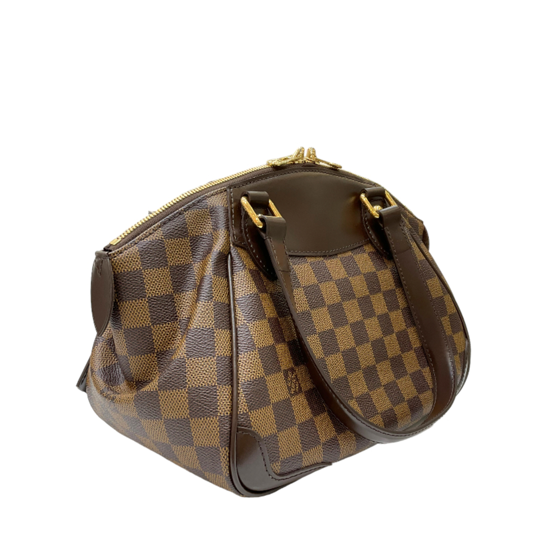 ルイ・ヴィトン LOUIS VUITTON ヴェローナPM N41117 エベヌ ダミエ・キャンバス/レザー レディース ハンドバッグ