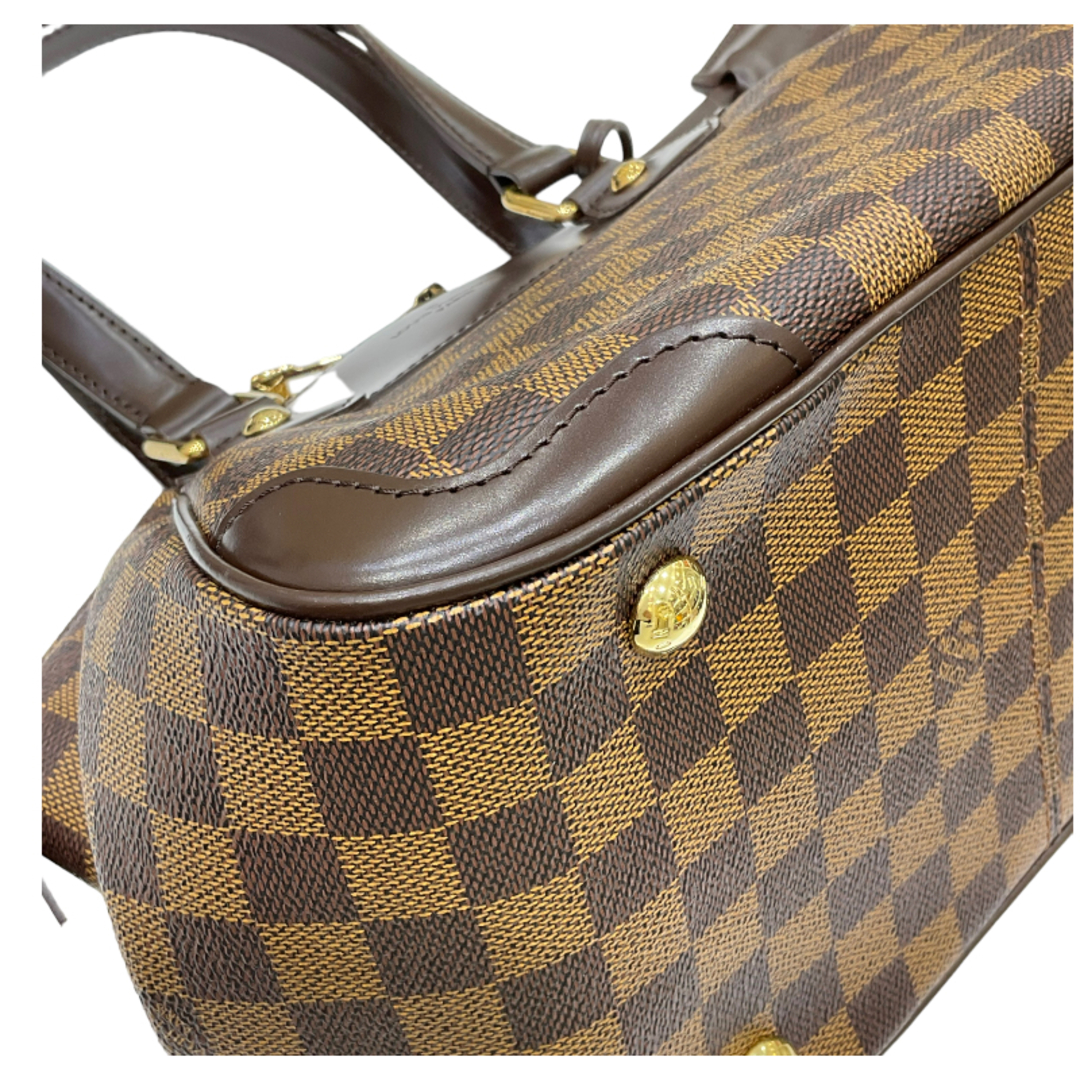 ルイ・ヴィトン LOUIS VUITTON ヴェローナPM N41117 エベヌ ダミエ・キャンバス/レザー レディース ハンドバッグ