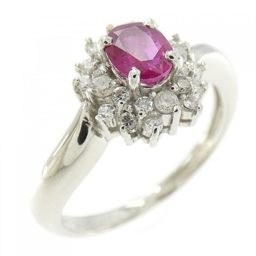 PT ルビー リング 0.35CT-