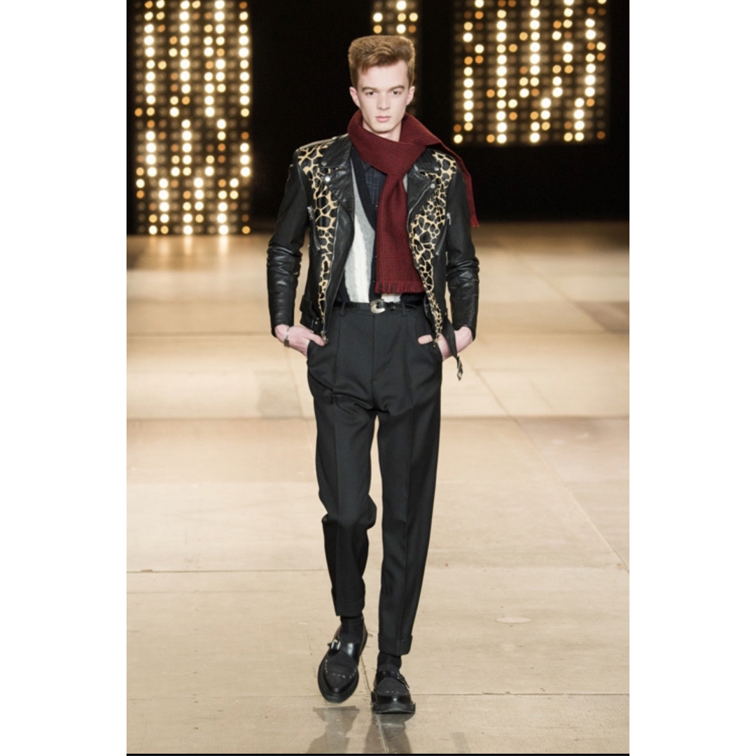 14AW SAINT LAURENT PARIS サンローランパリ マフラー-
