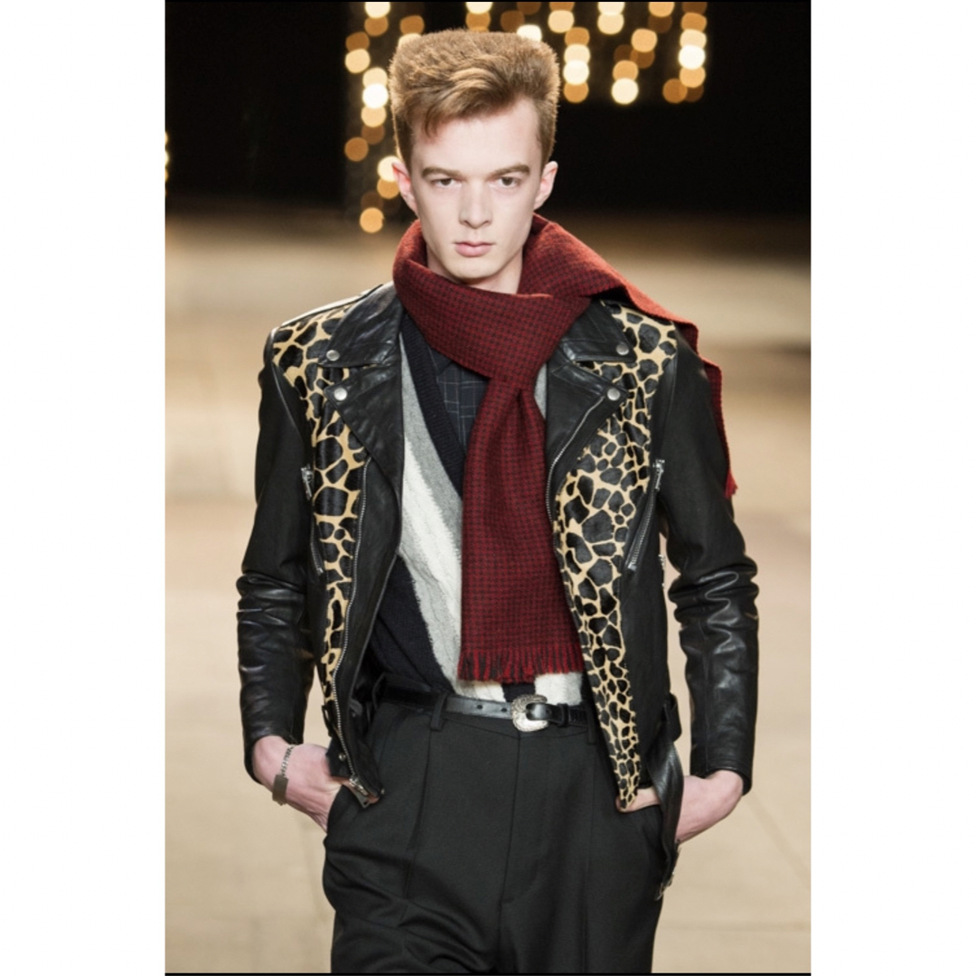 SAINT LAURENT PARISサンローラン2014awマフラー エディ-
