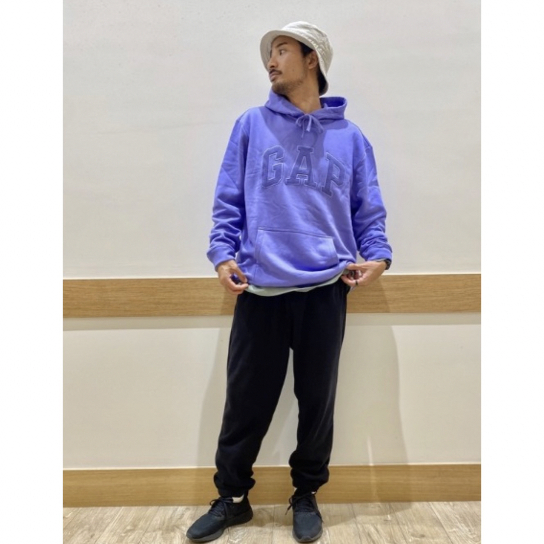 GAP - 【GAP】アーチロゴ プルオーバー 裏起毛 パーカー Lサイズ ユニ