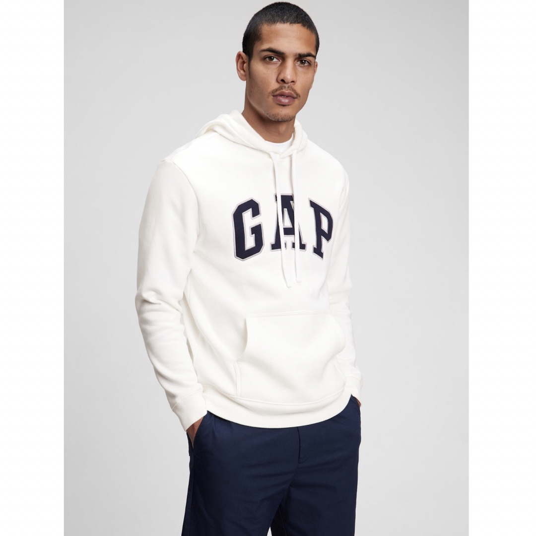 GAP - 【GAP】アーチロゴ プルオーバー 裏起毛 パーカー Lサイズ ユニ
