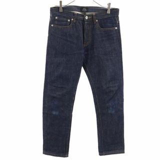 アーペーセー(A.P.C)のアーペーセー ボタンフライ 赤耳 ストレート デニムパンツ w28 インディゴ A.P.C. メンズ 【中古】  【231008】(デニム/ジーンズ)