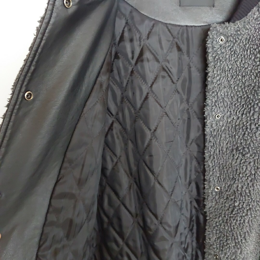 INDIBRAND ボアコート　グレー レディースのジャケット/アウター(ロングコート)の商品写真