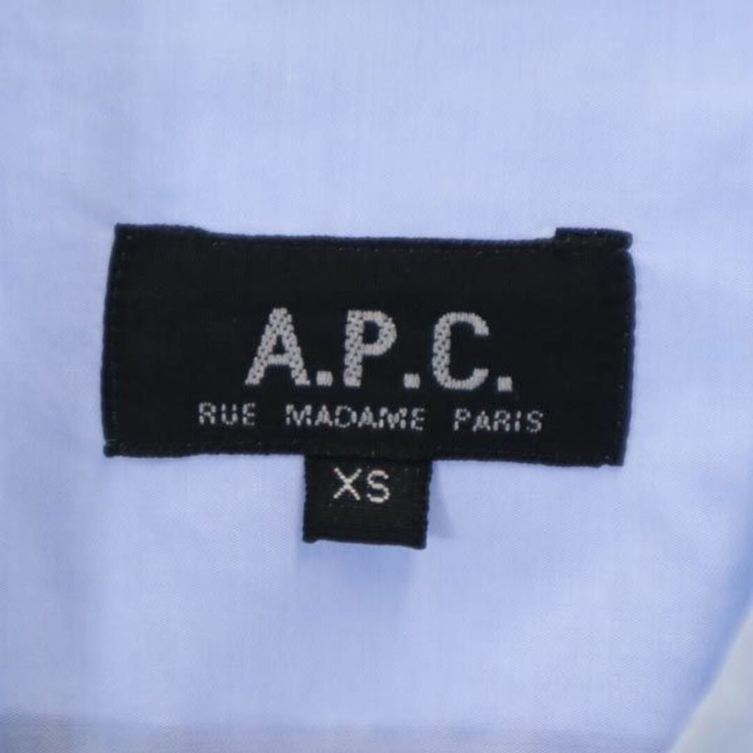 アーペーセー 長袖 ボタンダウンシャツ XS ブルー A.P.C. メンズ   【231008】 メール便可 6