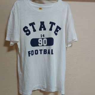 白プリント　Tシャツ(Tシャツ(半袖/袖なし))