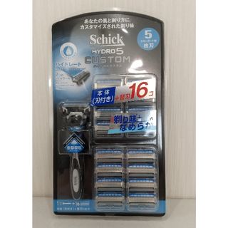 シック(Schick)のSchick シックハイドロ5 カスタム 5枚刃    ≪本体 +替刃17個 ≫(メンズシェーバー)