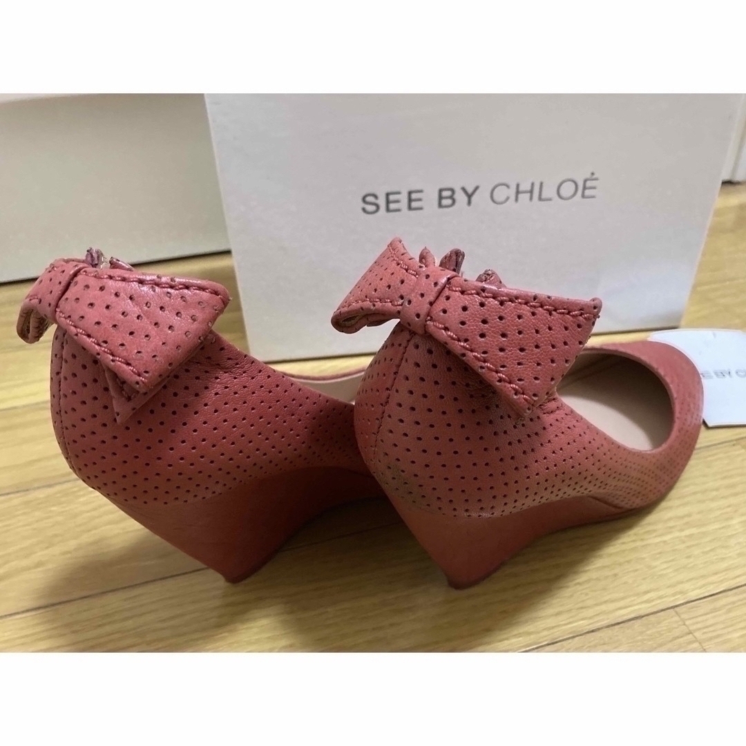 SEE BY CHLOE(シーバイクロエ)のSEE BY CHLOE パンプス ヒール レディースの靴/シューズ(ハイヒール/パンプス)の商品写真