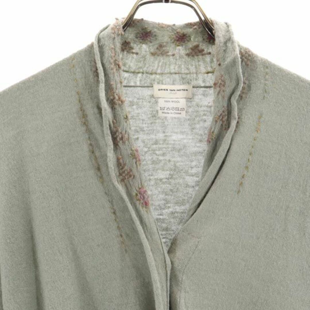 DRIES VAN NOTEN - ドリスヴァンノッテン ウール100% カーディガン S