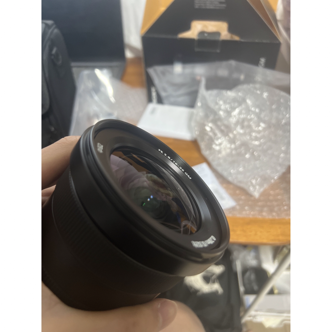 Sony Fe 16-35 f2.8gm SEL1635gm 保証書　備品完全 スマホ/家電/カメラのカメラ(レンズ(ズーム))の商品写真