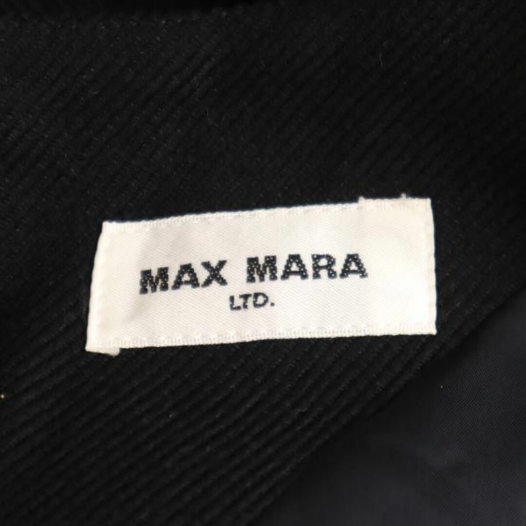 マックスマーラ ウール シルクブレンド ノースリーブ カットソー 9 ブラック系 MAX MARA バックボタン レディース   【231008】 6