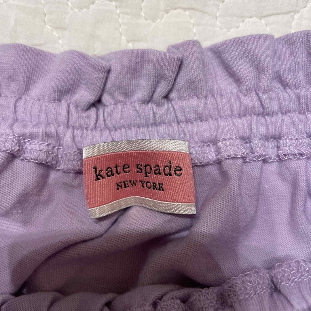 kate spade new york(ケイトスペードニューヨーク)のケイトスペード　セットアップ　半袖　パープル　70cm キッズ/ベビー/マタニティのベビー服(~85cm)(Ｔシャツ)の商品写真