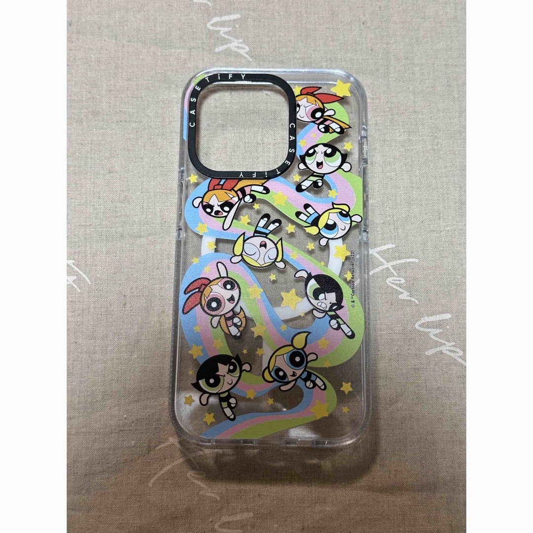 CASETiFY パワーパフガールズ iPhone14Pro ケース 虹 - iPhoneケース CASETiFY パワーパフガールズ iPhone14Pro ケース 虹 - iPhoneケース