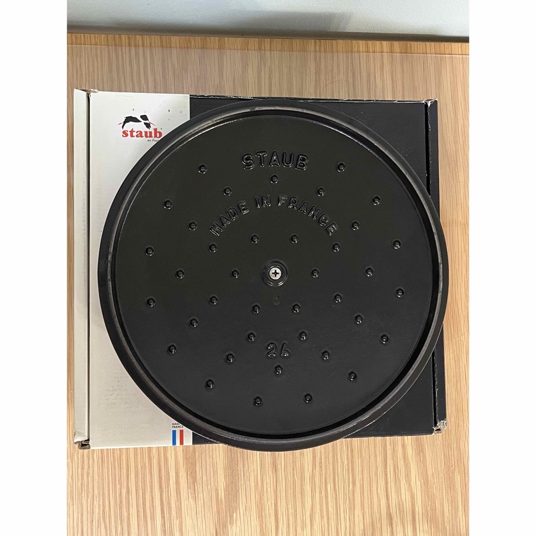 STAUB - 新品 ストウブ ニダベイユ ソテーパン 24cm チェリー シリアル