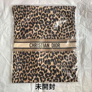 ディオール(Dior)の新品 ディオール レオパード 巾着 ポーチ ノベルティ 限定 2023 ヒョウ柄(ポーチ)