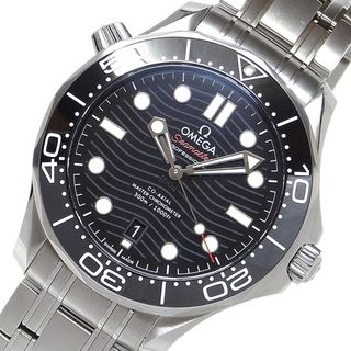 オメガ(OMEGA)の　オメガ OMEGA シーマスター ダイバー 300 コーアクシャル マスタークロノメーター  210.30.42.20.01.001 ブラック SS 自動巻き メンズ 腕時計(その他)