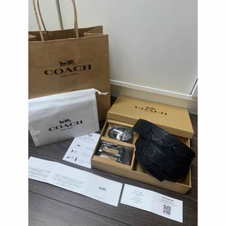 コーチ(COACH)の新品未使用　ショッパー付　コーチ　coach ベルト　リバーシブル　プレゼントに(ベルト)