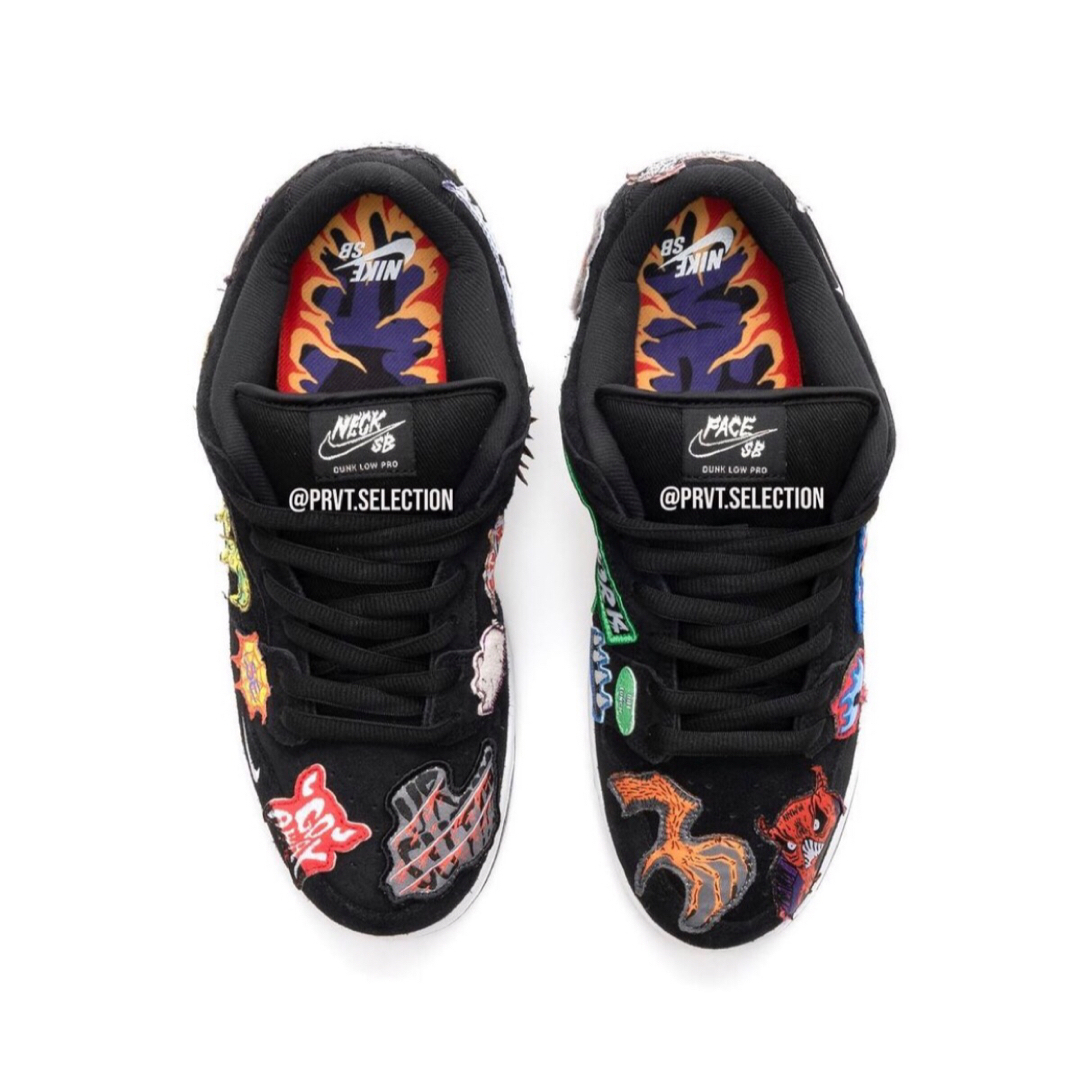 NIKE - Neckface NIKE SB DUNK LOW PRO QS ネックフェイスの通販 by 靴