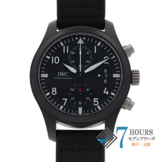 インターナショナルウォッチカンパニー(IWC)の【115763】IWC インターナショナルウォッチカンパニー  IW388007 トップガン ブラックダイヤル CE/TI/レザー 自動巻き 当店オリジナルボックス 腕時計 時計 WATCH メンズ 男性 男 紳士【中古】(腕時計(アナログ))