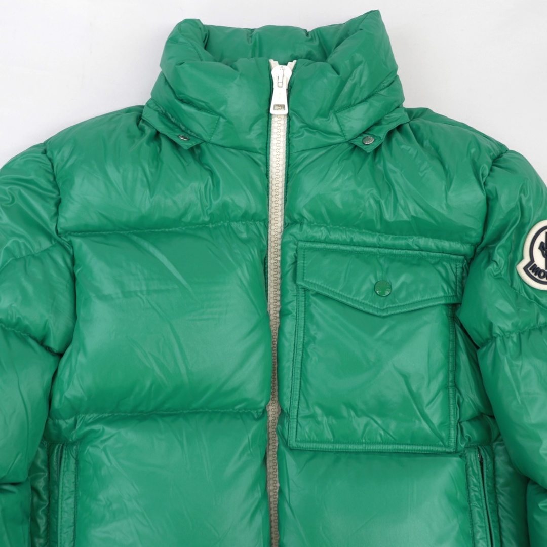 美品 モンクレール 20年 VIGNEMALE ナイロン ダウンジャケット メンズ 緑 3 MONCLER