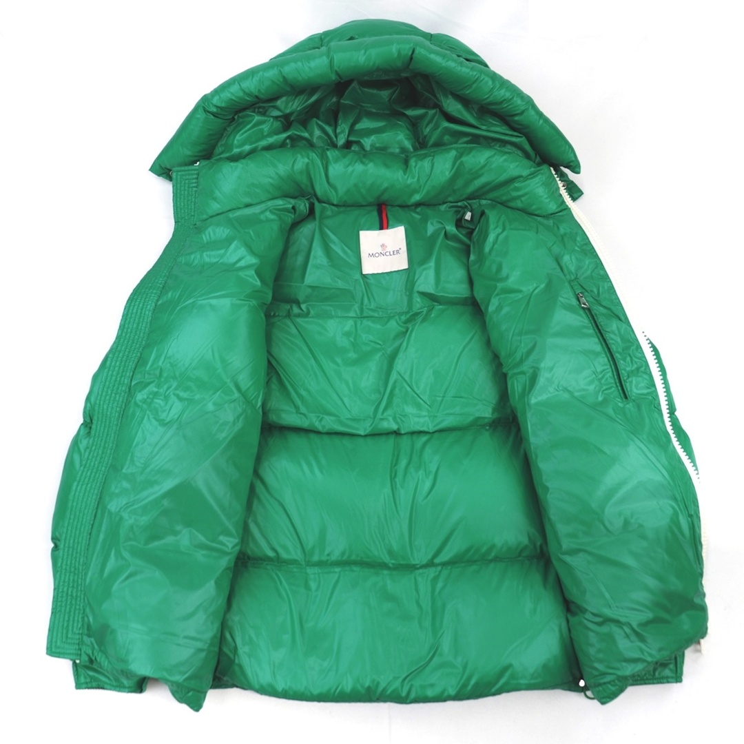 美品 モンクレール 20年 VIGNEMALE ナイロン ダウンジャケット メンズ 緑 3 MONCLER