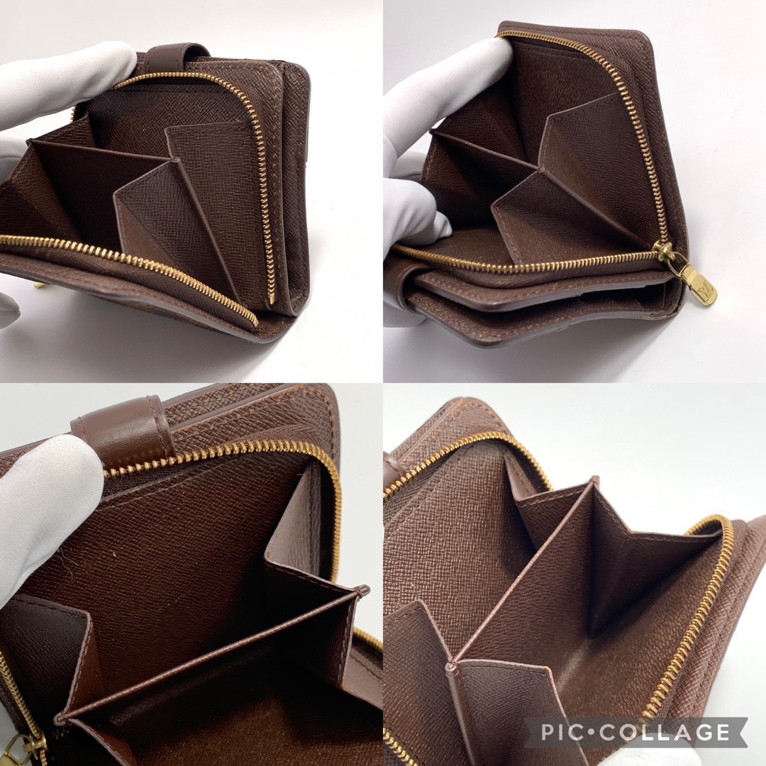 【美品】LOUIS VUITTON ルイ・ヴィトン ダミエ コンパクトジップ