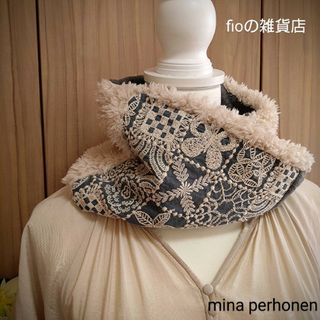 ミナペルホネン(mina perhonen)の【ミナペルホネン】スヌード　ネックウォーマー　ハンドメイド(スヌード)