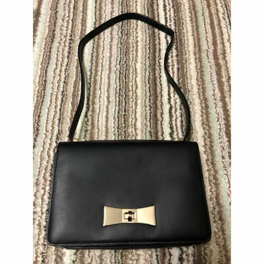 KATE SPADE 黒ショルダーバッグ