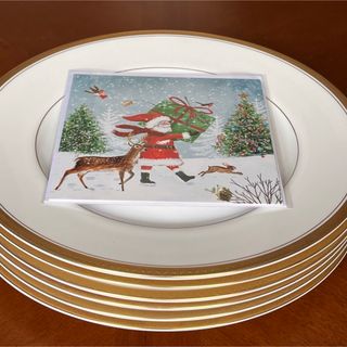 ロイヤルウースター(Royal Worcester)の【希少品】ロイヤルウースター　最高級シリーズ★エンパイア★ディナー皿　6枚(食器)