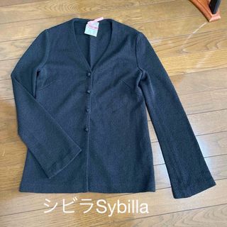 シビラ(Sybilla)のシビラ　ブラック　カーディガン(カーディガン)