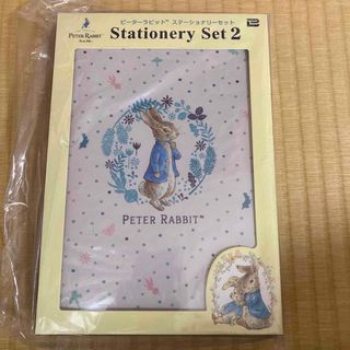 ピーターラビット(PETER RABBIT（TM）)のピーターラビット　ステーショナリーセットポーチ、シール、付箋、メモ帳、ボールペン(キャラクターグッズ)