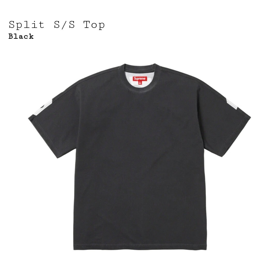 Supreme - Supreme Split S/S Top Black XLの通販 by ジェーン's shop