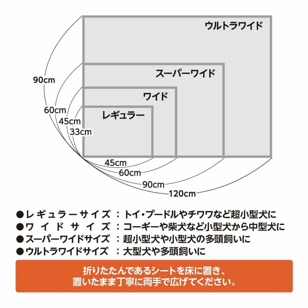 【サイズ:ウルトラワイド_スタイル:単品】[ブランド] by  ペットシーツ 薄