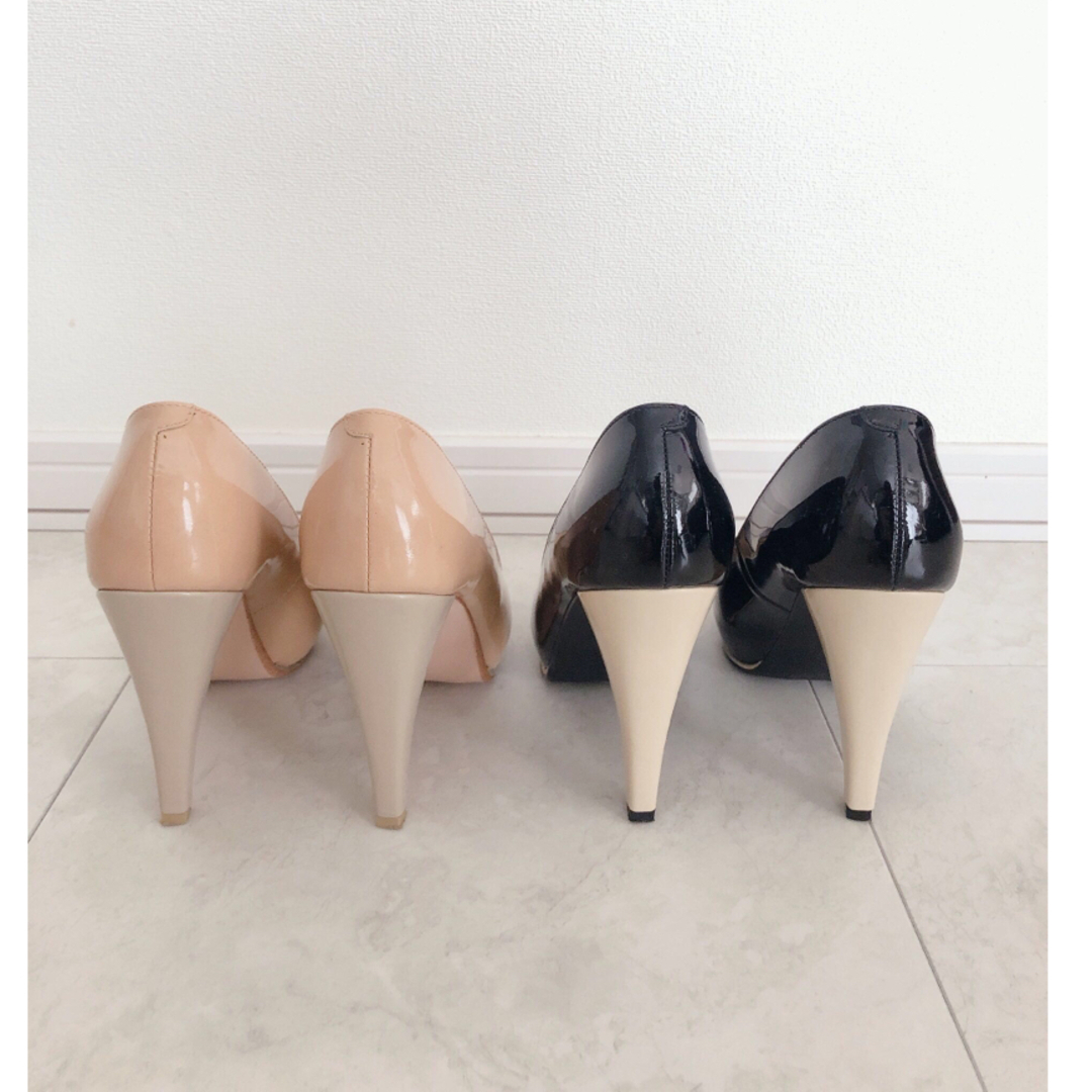DIANA オープントゥパンプス 23cm 2足セット