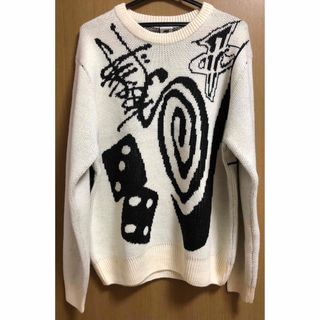 STUSSY   STUSSY CURLY S SWEATER ニット セーター 新品 L 緑の通販 by