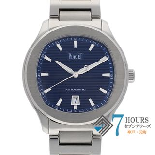 【115104】PIAGET ピアジェ  GOA41002 ポロS ブルーダイヤル SS 自動巻き ギャランティーカード 純正ボックス 腕時計 時計 WATCH メンズ 男性 男 紳士