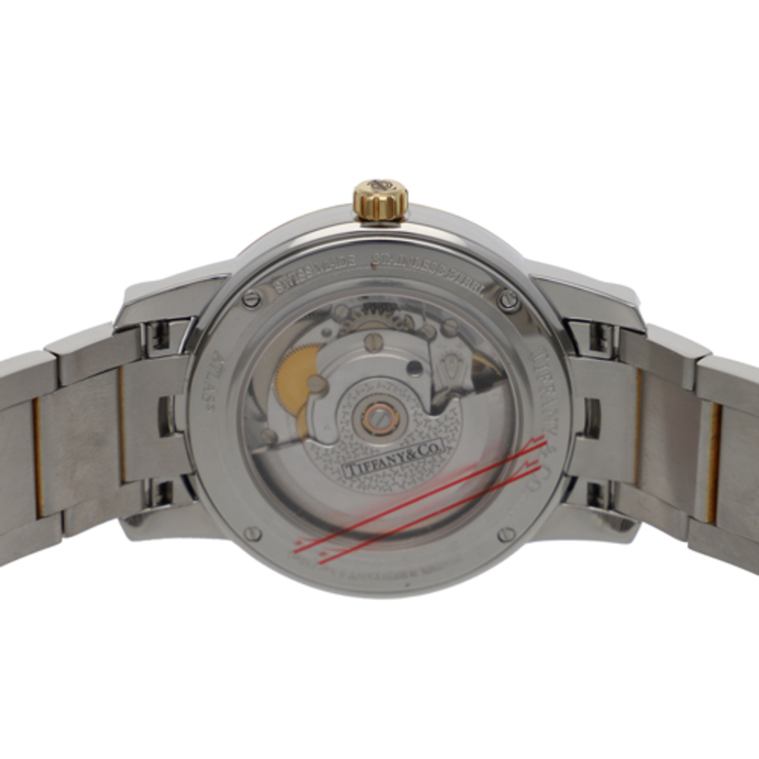 【115107】TIFFANY&Co. ティファニー  Z1800.68.15A21A00A アトラスドーム シルバーダイヤル SS 自動巻き 保証書 当店オリジナルボックス 腕時計 時計 WATCH メンズ 男性 男 紳士
