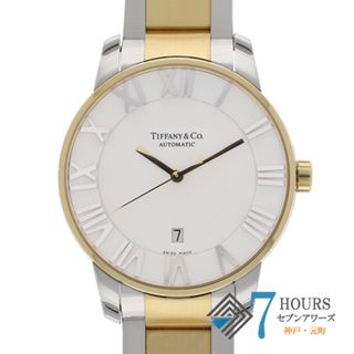 ティファニー(Tiffany & Co.)の【115285】TIFFANY&Co. ティファニー  Z1810.68.15A21A00A アトラスドーム シルバーダイヤル GP/SS 自動巻き ギャランティーカード 当店オリジナルボックス 腕時計 時計 WATCH メンズ 男性 男 紳士【中古】(腕時計(アナログ))