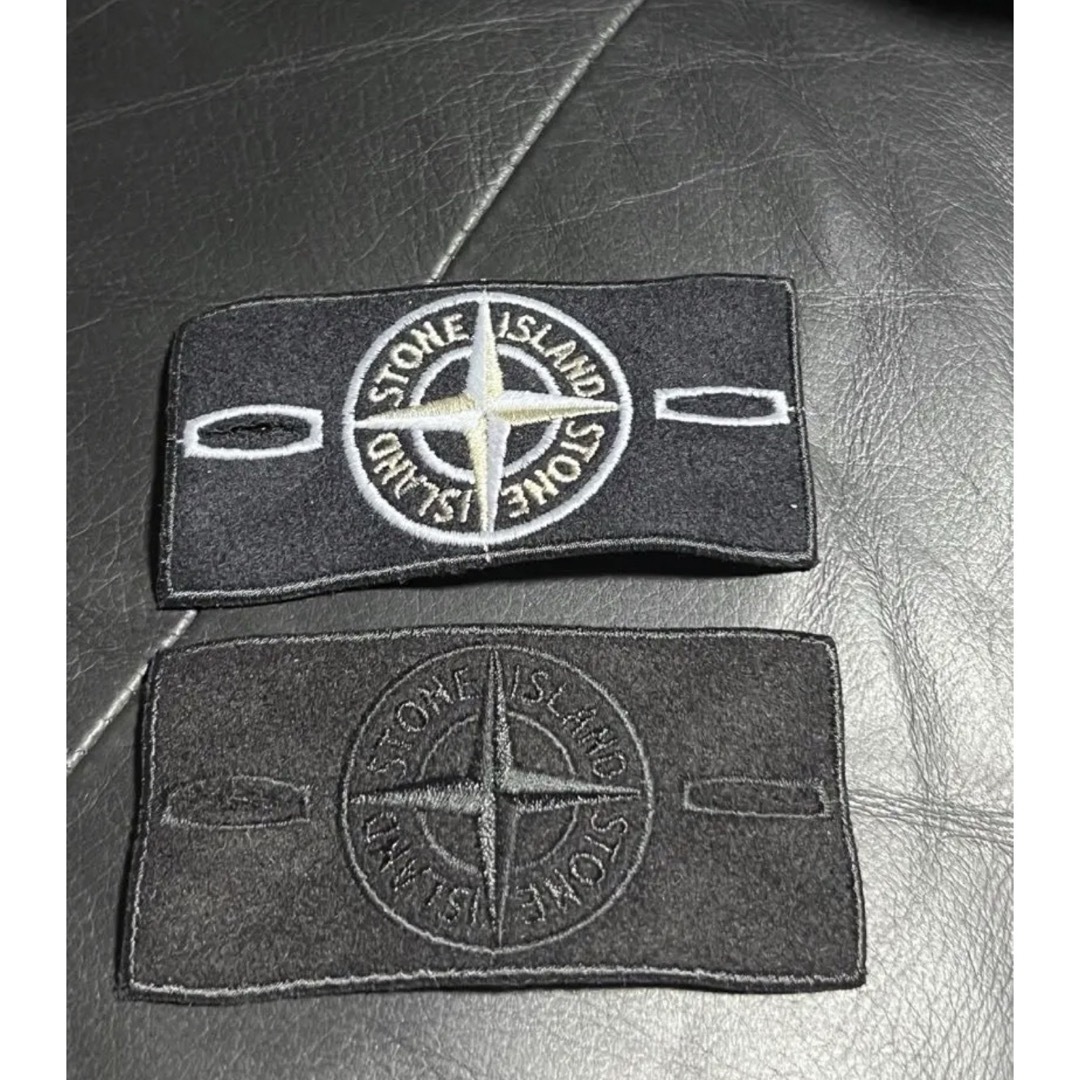 stoneisland ワッペン2枚セット　白黒×ゴースト | フリマアプリ ラクマ