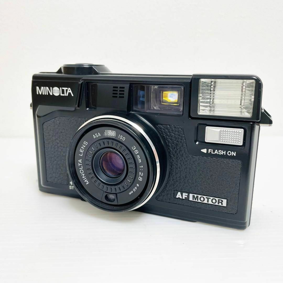 希少 動作品 MINOLTA フィルムカメラ HI-MATIC AF2-MDコンパクトフィルムカメラ品番