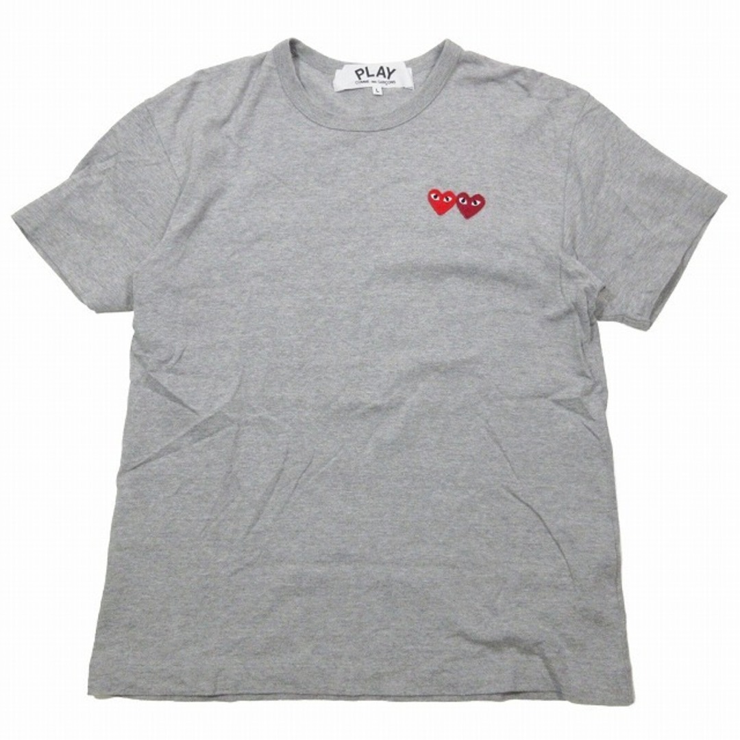 PLAY COMME des GARCONS ダブルハート ワッペン Tシャツ