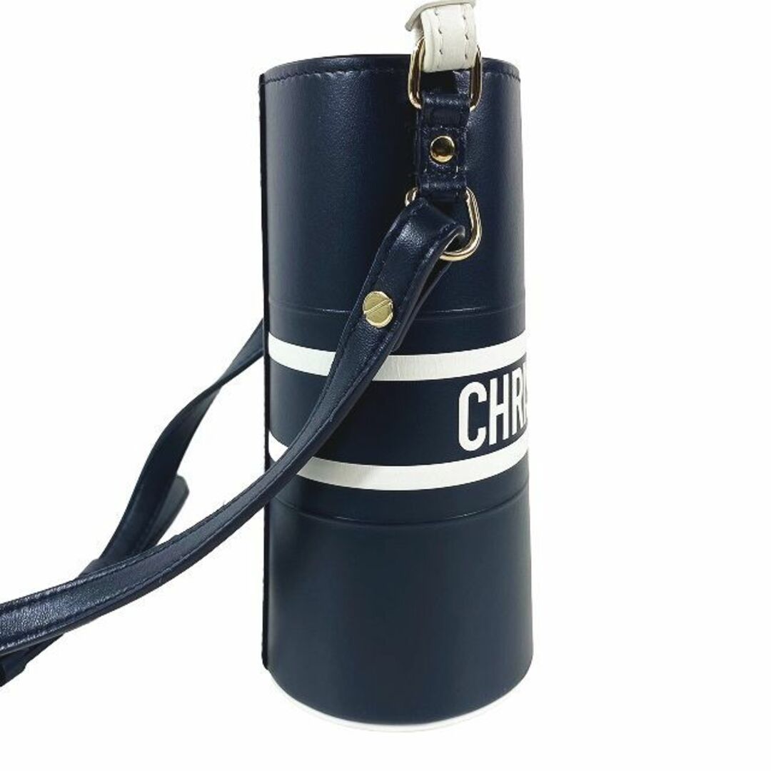 Christian Dior(クリスチャンディオール)の美品 クリスチャンディオール ヴァイブ ボトルホルダーダークネイビー レザー レディースのバッグ(ショルダーバッグ)の商品写真