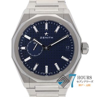 ゼニス(ZENITH)の【115578】ZENITH ゼニス  03.9300.3620/51 I001 デファイ スカイライン ブルーダイヤル SS 自動巻き ギャランティーカード 純正ボックス 腕時計 時計 WATCH メンズ 男性 男 紳士【中古】(腕時計(アナログ))