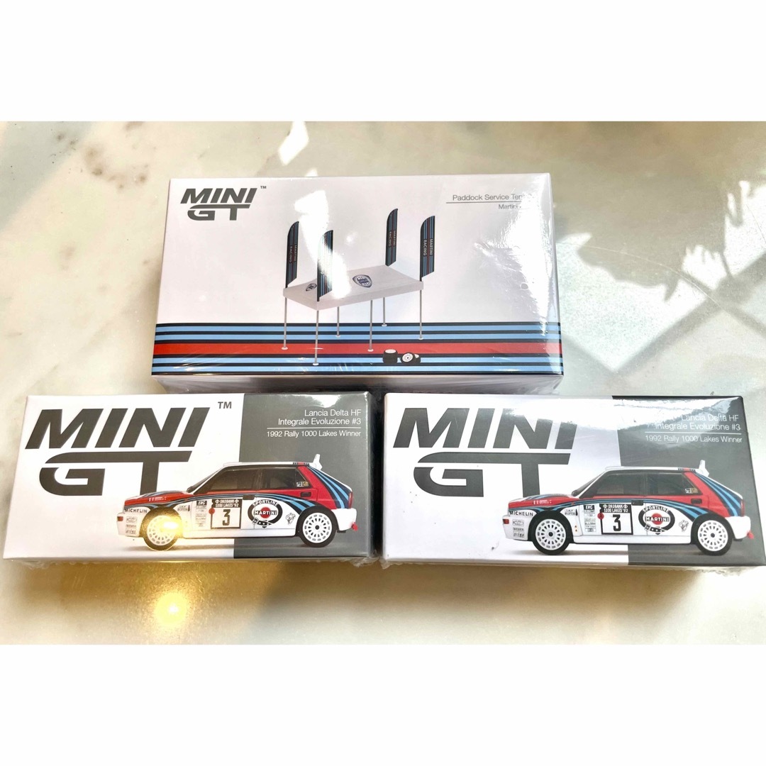 未開封MINI GTランチア デルタ HF インテグラーレ エボルツィオーネ2台