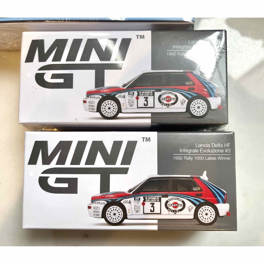 未開封MINI GTランチア デルタ HF インテグラーレ エボルツィオーネ2台