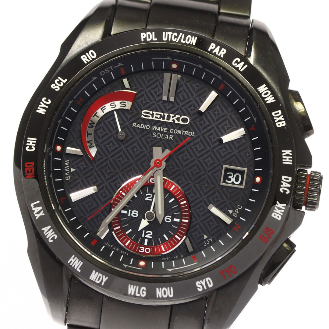 SEIKO(セイコー)のセイコー SEIKO SAGA091 / 8B54-0AA0 ブライツ ダルビッシュ有モデル デイト ソーラー電波 メンズ 箱付き_774858【ev10】 メンズの時計(腕時計(アナログ))の商品写真